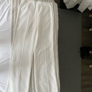 Long white pants